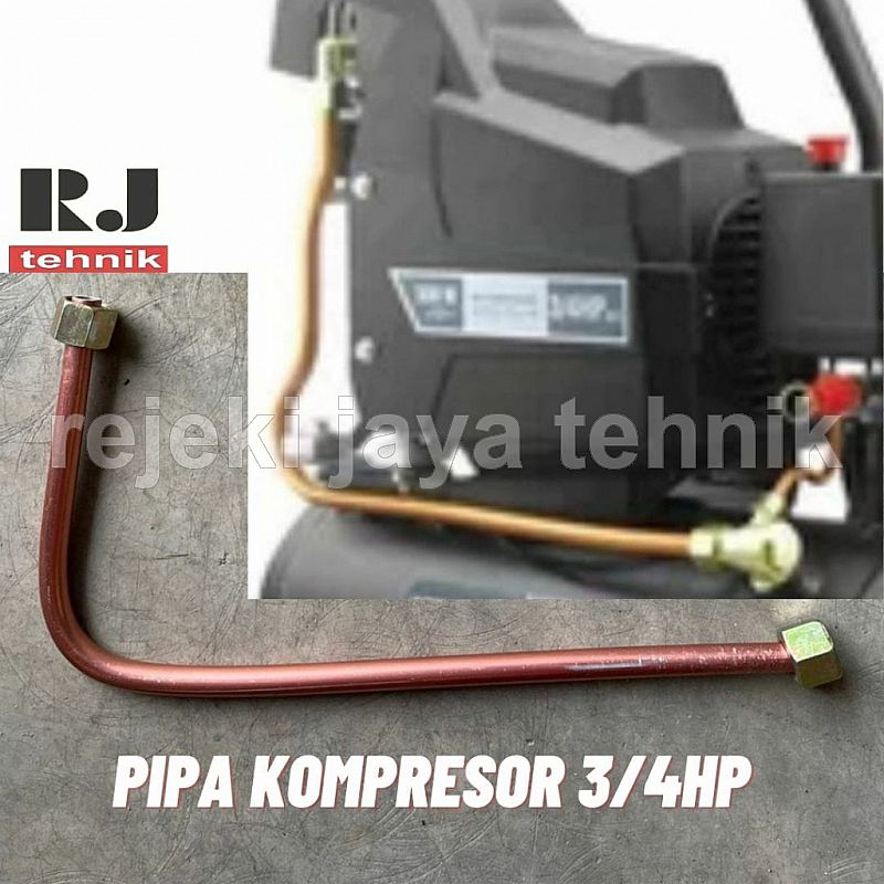 Selang Pipa Release Kompresor Angin Sambungan Tangki Mesin Kompresor 3/4HP 0.75HP