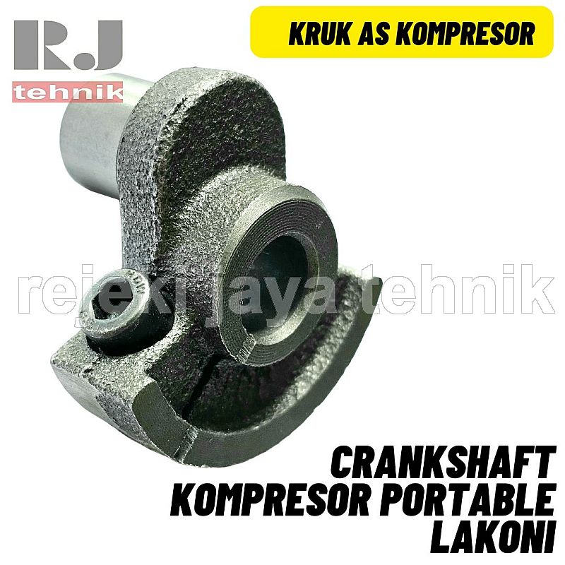 Crankshaft Kompresor Kruk As Kompresor Angin Portable Lakoni Spare Part Suku Cadang