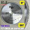 Mata Gergaji Potong Kayu TCT Circular Saw Blade Wood 12 inch × 120T